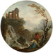 a fishing couple - Charles-François Lacroix — artwork view