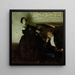 Romantic couple sitting near the piano - Dean Cornwell — framed artwork on a wall