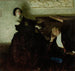 Romantic couple sitting near the piano - Dean Cornwell — artwork view