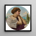Heart on her lips and soul in her eyes - John William Godward — wall display of the artwork