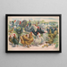Poultry - Courier Litho Co — framed artwork on a wall