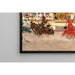 Reproduction of the painting Race of carts in the circus - Raffaello Sorbi