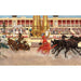Reproduction of the painting Race of carts in the circus - Raffaello Sorbi