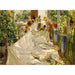 Reproduction of the painting Cousant la voile - Joaquín Sorolla