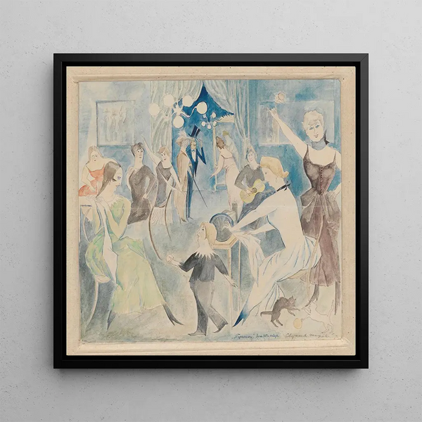 Couturières - Zygmunt Waliszewski — framed artwork on a wall