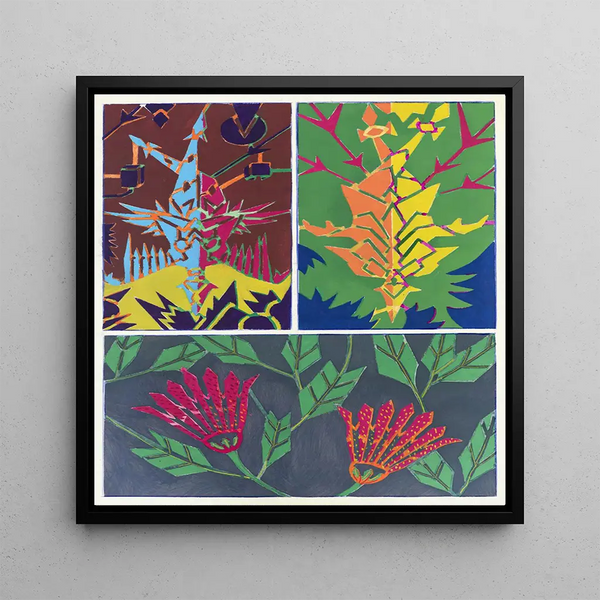 Créations Pl01 - Jef de Schilder — framed artwork on a wall