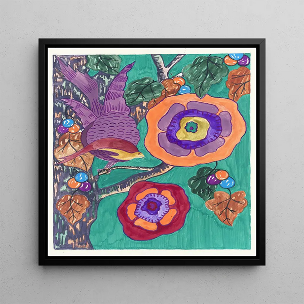 Créations Pl04 - Jef de Schilder — framed artwork on a wall
