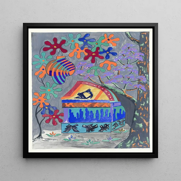 Créations Pl05 - Jef de Schilder — framed artwork on a wall
