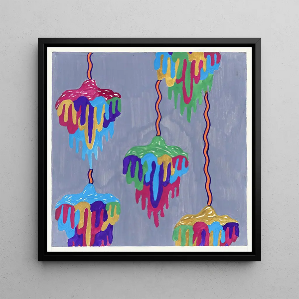 Créations Pl06 - Jef de Schilder — framed artwork on a wall