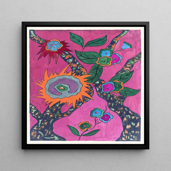Créations Pl07 - Jef de Schilder — framed artwork on a wall