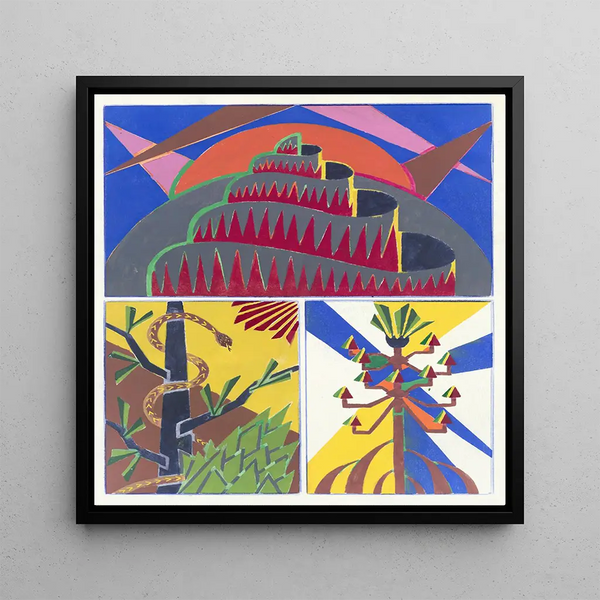 Créations Pl08 - Jef de Schilder — framed artwork on a wall