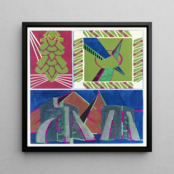 Créations Pl11 - Jef de Schilder — framed artwork on a wall
