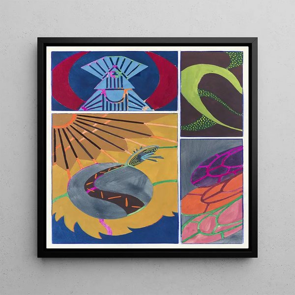 Créations Pl14 - Jef de Schilder — framed artwork on a wall