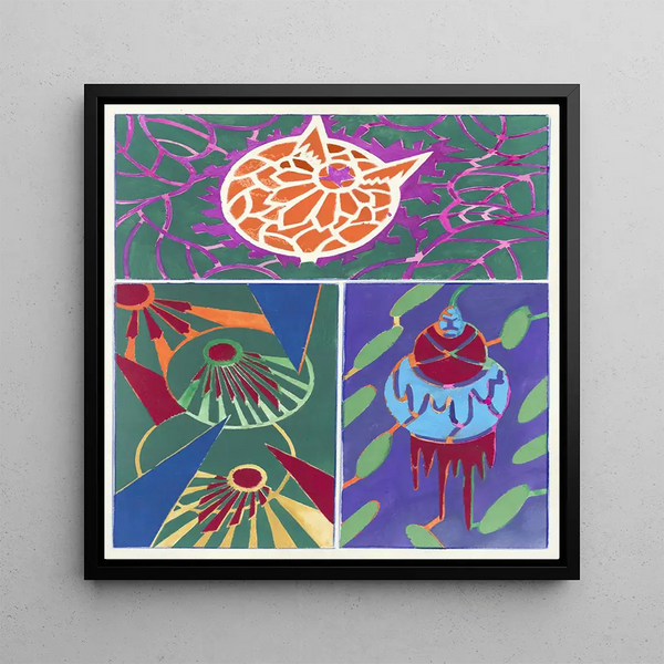 Créations Pl22 - Jef de Schilder — framed artwork on a wall