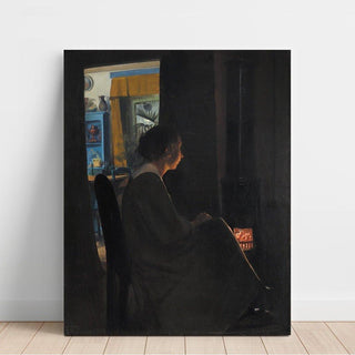 Crépuscule. La femme de l'artiste - Laurits Andersen Ring | Reproduction Tableau Décoration murale affiche copie