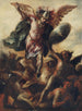 Saint Michael Vanquishing the Devil - Cristóbal de Villalpando — artwork view