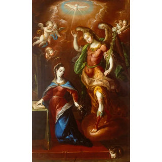 L'Annonciation - Cristóbal de Villalpando — artwork view