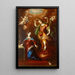 L'Annonciation - Cristóbal de Villalpando — framed artwork on a wall