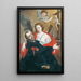 Ecstasy of Saint Camillus de Lellis - Cristóbal Lozano — framed artwork on a wall