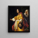 Judith with the head of Holofernes - Cristofano Allori — framed artwork on a wall