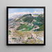 Croatia painting, view of Velebit - Menci Clement Crni — framed artwork on a wall