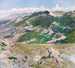 Croatia painting, view of Velebit - Menci Clement Crni — artwork view