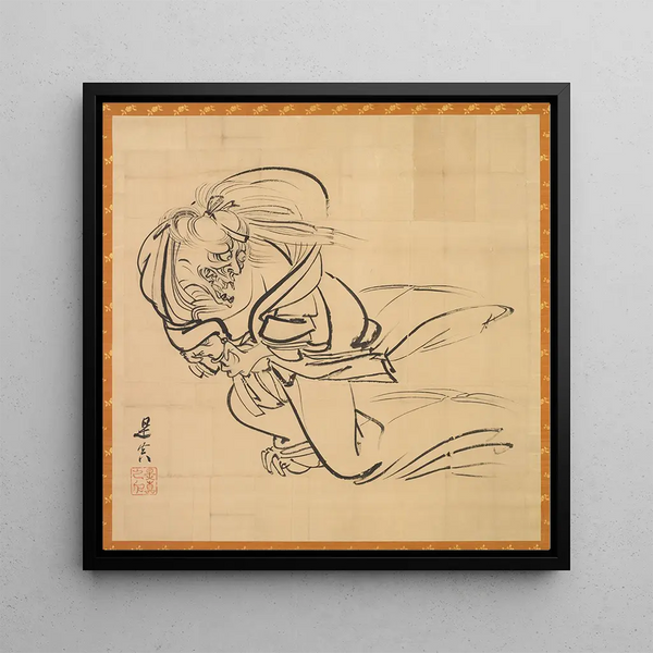 Croquis d'Ibarakidji - Shibata Zeshin — framed artwork on a wall