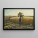 Les blés - César Pattein — framed artwork on a wall