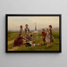 Les jeunes artistes - César Pattein — framed artwork on a wall