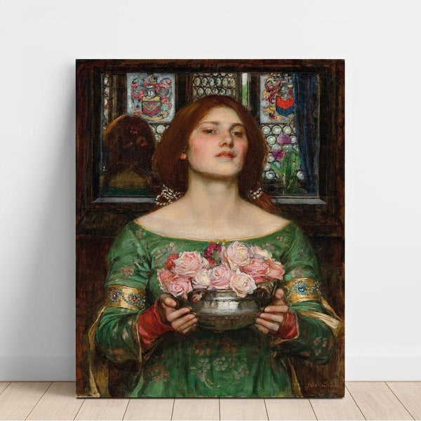 Reproduction of the painting Pick the rosebuds while you can - John William Waterhouse