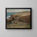 Rocky Coast Painting, Cape Ann - Cullen Yates — framed artwork on a wall
