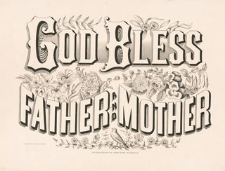 God Bless Father and Mother - Currier & Ives — artwork view