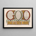 God pronounced all these words - Currier & Ives — framed artwork on a wall
