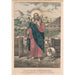 Reproduction of the painting Bon pasteur I am the good shepherd - Currier & Ives