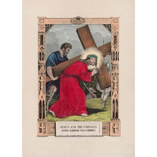 Jesus and the Cyrenean - Currier & Ives — artwork view