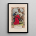Jesus and the Cyrenean - Currier & Ives — framed artwork on a wall