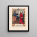 Jesus Condemned to Death - Currier & Ives — framed artwork on a wall