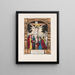Jesus Crucified - Currier & Ives — framed artwork on a wall