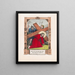 Jesus falling for the first time - Currier & Ives — framed artwork on a wall