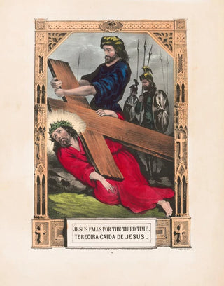 Jesus Falls for the Third Time - Currier & Ives — artwork view