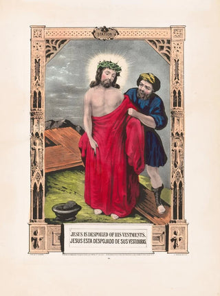 Jesus stripped of his clothes - Currier & Ives — artwork view