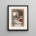 Jesus placed in the sepulchre - Currier & Ives — framed artwork on a wall