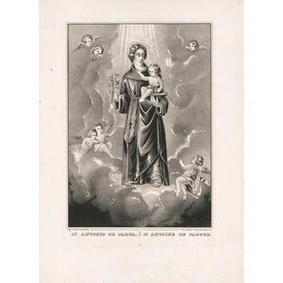 Saint Antoine de Padoue - Currier & Ives — artwork view