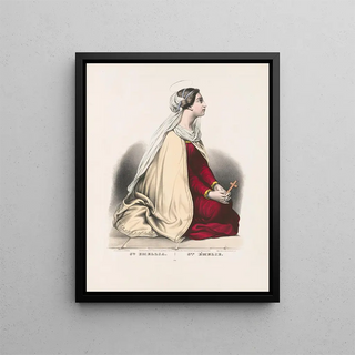 Sainte Émélie - Currier & Ives — framed artwork on a wall