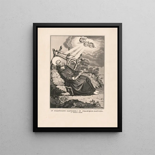 Saint François Xavier - Currier & Ives — framed artwork on a wall