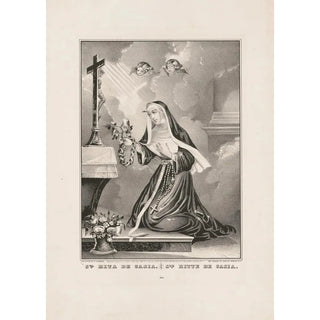 Sainte Rita de Cascia - Currier & Ives — artwork view