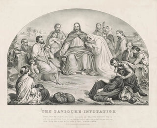 L'invitation du Sauveur - Currier & Ives — artwork view