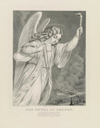 L'Ange de la prière - Currier Ives — artwork view