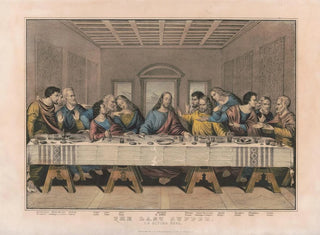 The Last Supper - Currier & Ives — artwork view