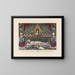 The Sacred Tomb of the Blessed Redeemer - Currier & Ives — framed artwork on a wall